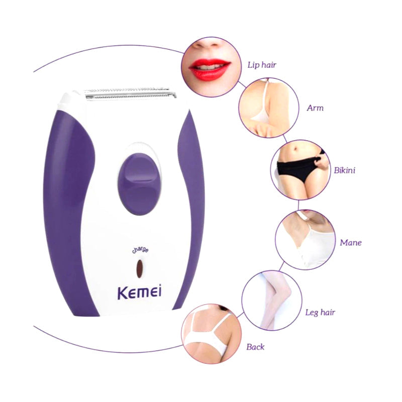KM-280R Mini Electric Rechargeable Hair Removal Shaver For Women