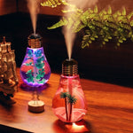 400ML LED Light Bulb Essential Oil Humidifier & fragrance Diffuser
