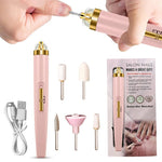 5 In 1 Electric Nail Set Manicure Machine Nail Drill File Grinder Grooming Kit Polisher Remover